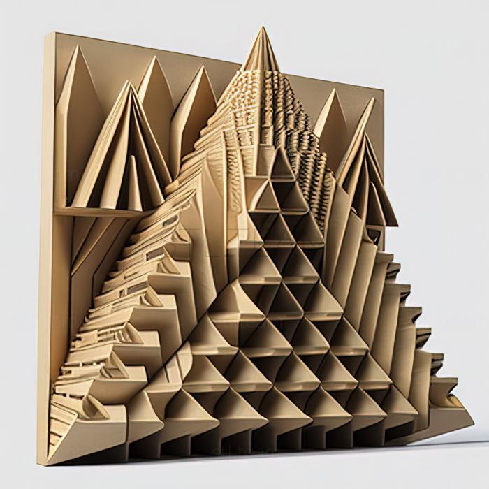 3D model Ziggurat (STL)